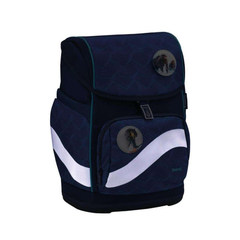 BELMIL Schulranzen SMARTY PLUS Set 5tlg - Estate Blue reflektierend