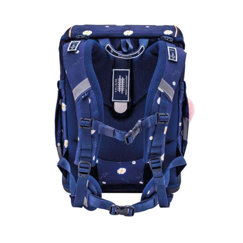 BELMIL Schulranzen SMARTY PLUS Set 5 tlg - Daisy Rückansicht