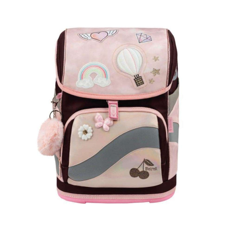 BELMIL Schulranzen SMARTY PLUS Set 5 tlg - Glam Front