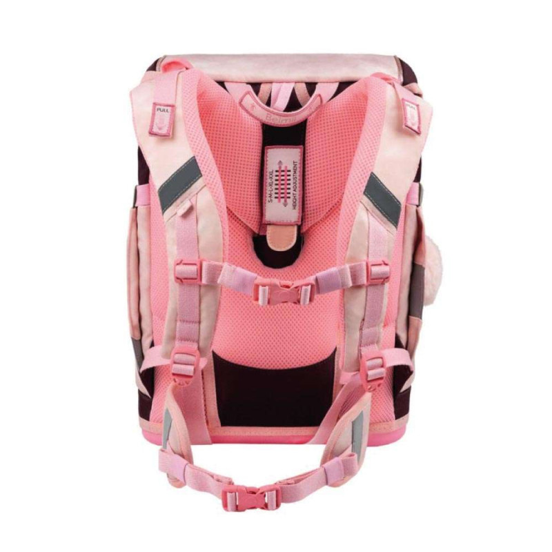 BELMIL Schulranzen SMARTY PLUS Set 5 tlg - Glam Rückansicht