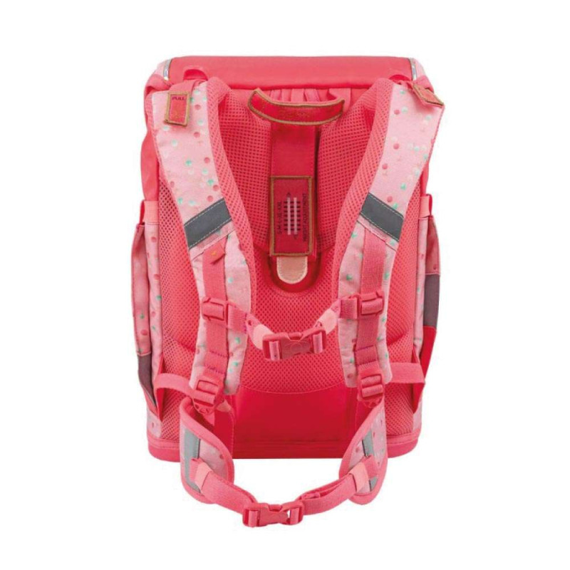 BELMIL Schulranzen SMARTY PLUS Set 5 tlg - Rose Quartz Rückansicht
