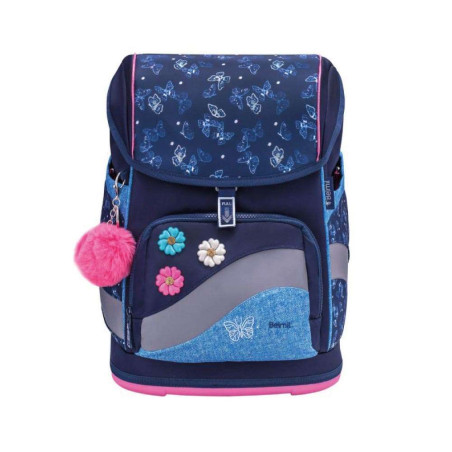 BELMIL Schulranzen SMARTY PLUS Set 5 tlg - Sapphire Front