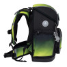 BELMIL Schulranzen COMPACT PLUS Set 5 tlg -Black Green seitlich