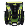 BELMIL Schulranzen COMPACT PLUS Set 5 tlg -Black Green Rückansicht