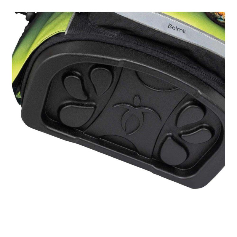 BELMIL Schulranzen COMPACT PLUS Set 5 tlg -Black Green unten