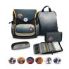BELMIL Schulranzen COMPACT PLUS Set 5 tlg -Black Grey