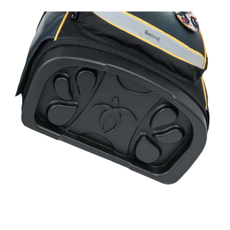 BELMIL Schulranzen COMPACT PLUS Set 5 tlg -Black Grey unten