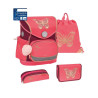 BELMIL Schulranzen COMPACT PLUS Set 5 tlg - Coral