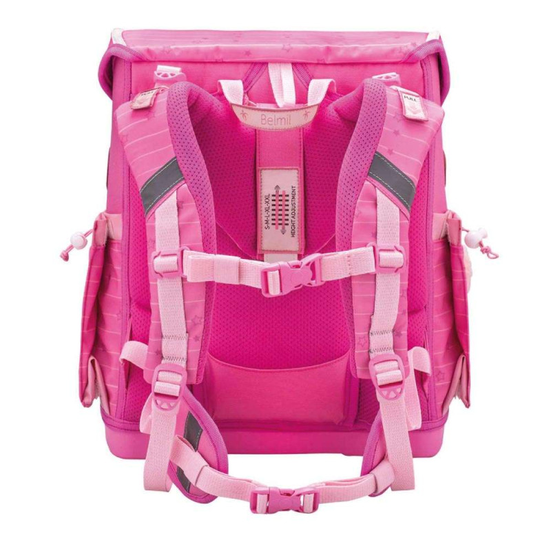 BELMIL Schulranzen COMPACT PLUS Set 5 tlg - Candy Rückansicht
