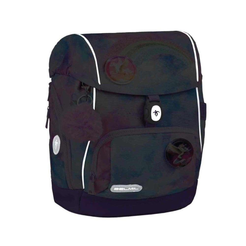 BELMIL Schulranzen COMPACT PLUS Set 5 tlg - Moonlight reflektierend