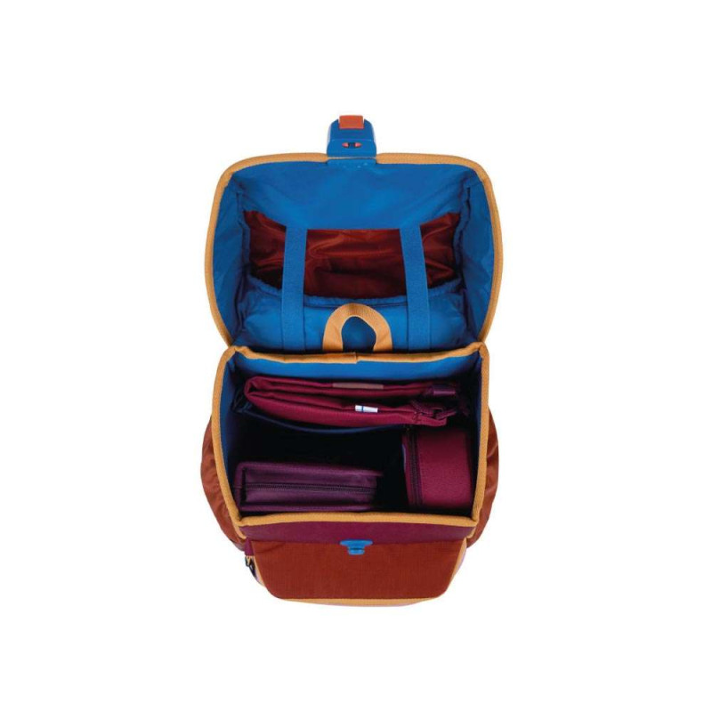 FINKID Schulranzen EKO SMART - berry mix offen