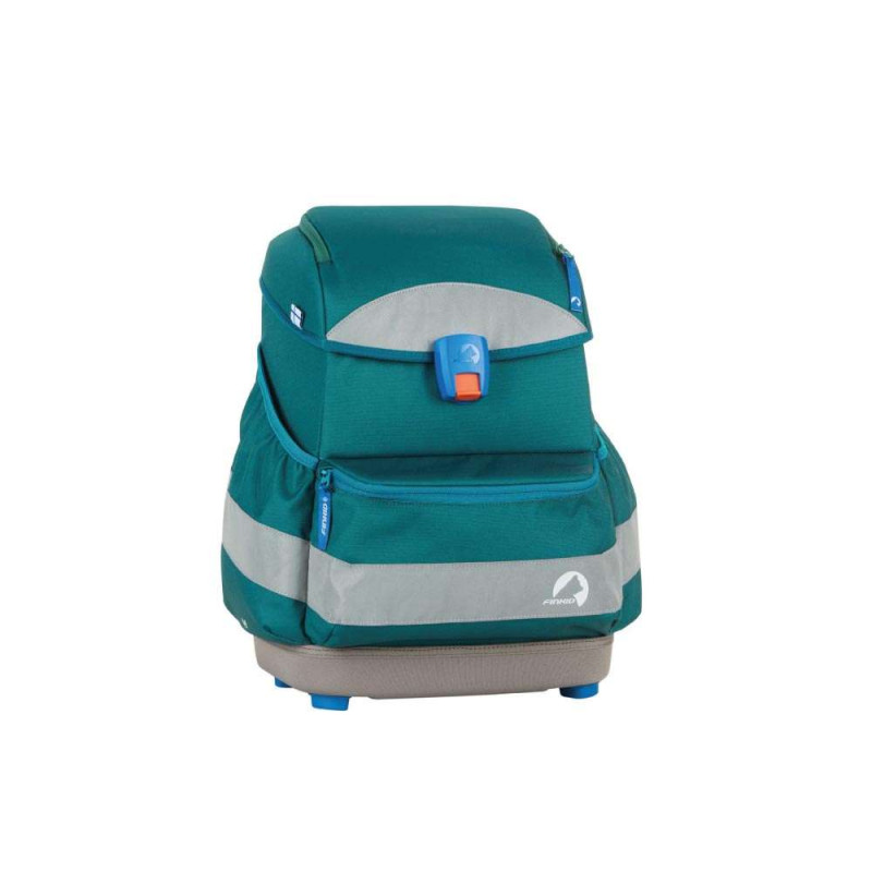 FINKID Schulranzen EKO SMART - deep jungle/mosaic seitliche Front