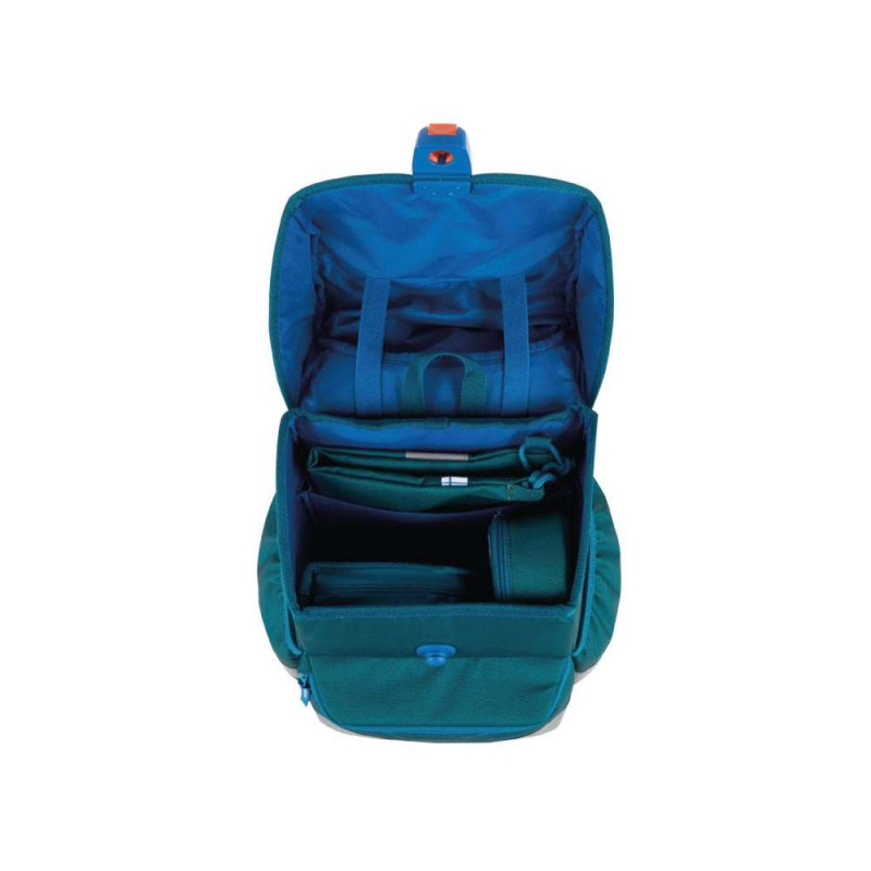 FINKID Schulranzen EKO SMART - deep jungle/mosaic offen