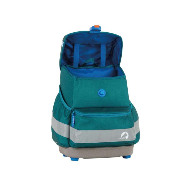 FINKID Schulranzen EKO SMART - deep jungle/mosaic offen Front
