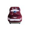 FINKID Schulranzen EKO SMART - wild berry/purple beklebt mit reflektierenden Buddy Stickern