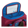 FINKID Schulranzen EKO SMART - wild berry/purple oberes Fach geöffnet