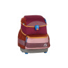 FINKID Schulranzen EKO SPORT 4 tlg - berry mix seitliche Front