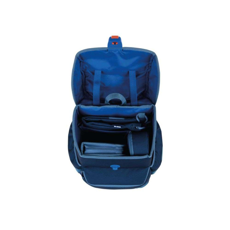 FINKID Schulranzen EKO SPORT 4 tlg - denim/dove offen