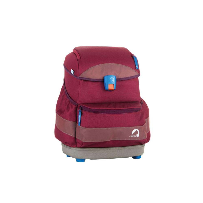 FINKID Schulranzen EKO SPORT 4 tlg - wild berry/purple seitliche Front