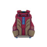 FINKID Schulranzen EKO SPORT 4 tlg - wild berry/purple Rückansicht mit Größenanzeige