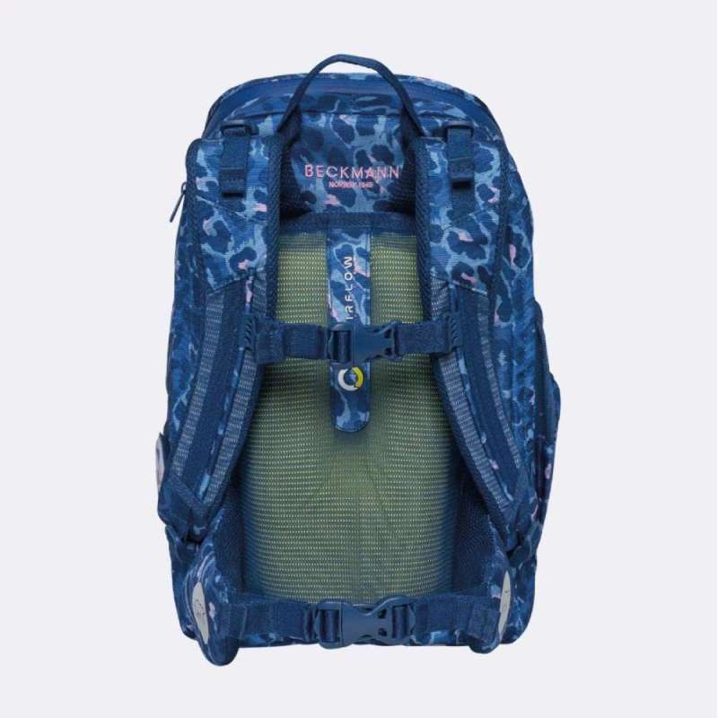 BECKMANN Schulranzen Active Air FLX 6 tlg - Cheeta Rückansicht