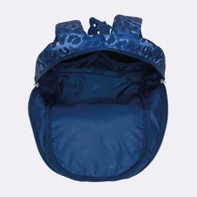 BECKMANN Schulranzen Active Air FLX 6 tlg - Cheeta Brottasche geöffnet