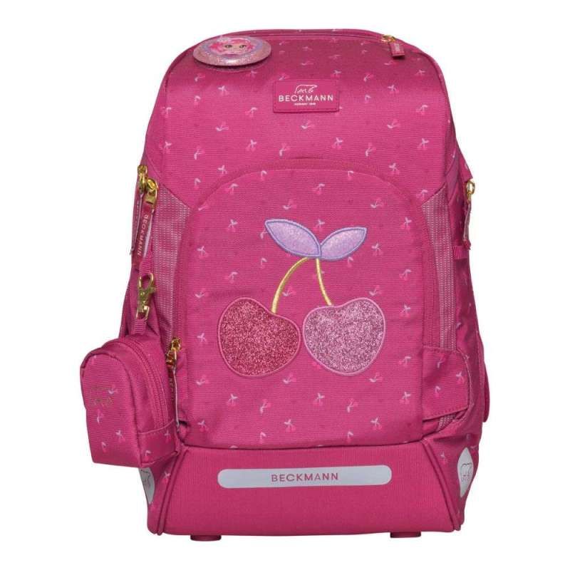 BECKMANN Schulranzen Active Air FLX 6 tlg - Cherry Front