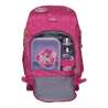 BECKMANN Schulranzen Active Air FLX 6 tlg - Cherry Front geöffnet