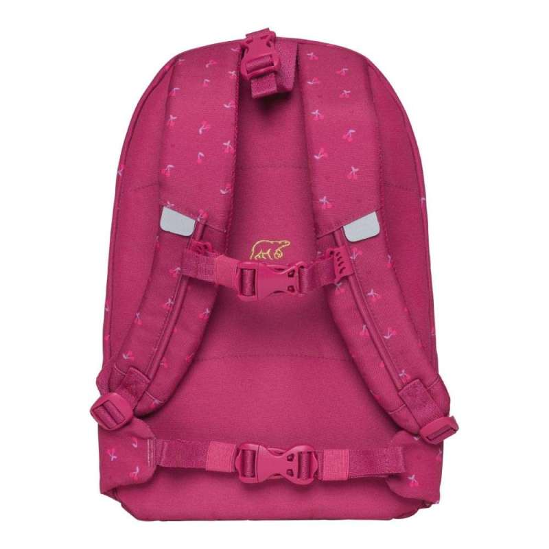 BECKMANN Schulranzen Active Air FLX 6 tlg - Cherry Brottasche Rückansicht