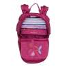 BECKMANN Schulranzen Active Air FLX 6 tlg - Cherry oberes Fach geöffnet gefüllt