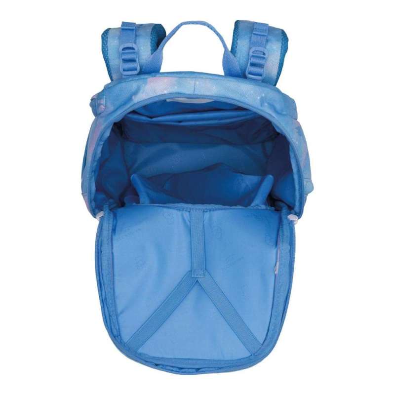 BECKMANN Schulranzen Active Air FLX 6 tlg - Fairy Tale oberes Fach geöffnet leer