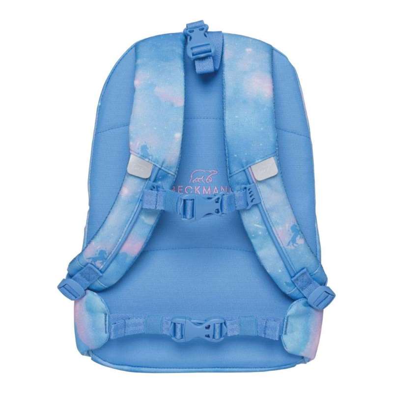 BECKMANN Schulranzen Active Air FLX 6 tlg - Fairy Tale Brottasche Rückansicht