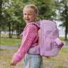 BECKMANN Schulranzen Active Air FLX 6 tlg - Rosie Kind mit Schulranzen seitlich