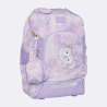 BECKMANN Schulranzen Active Air FLX 6 tlg - Unicorn Princess Purple seitliche Front