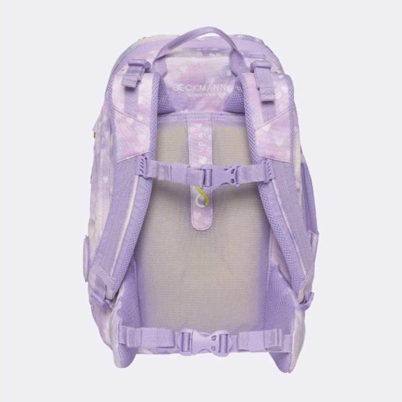 BECKMANN Schulranzen Active Air FLX 6 tlg - Unicorn Princess Purple Rückansicht