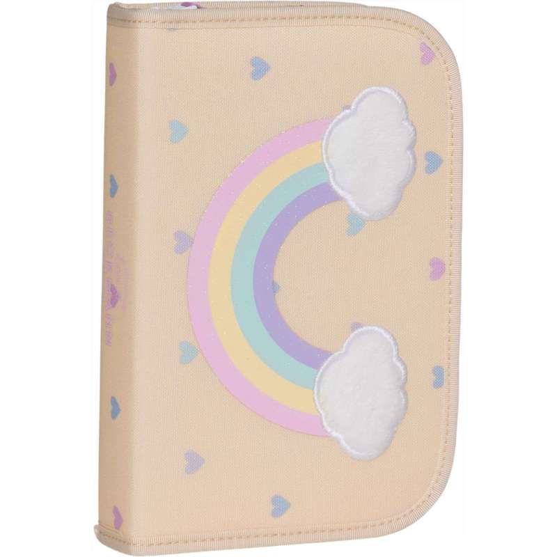 BECKMANN Schulranzen Active Air FLX 6 tlg - Yellow Rainbow Schüleretui
