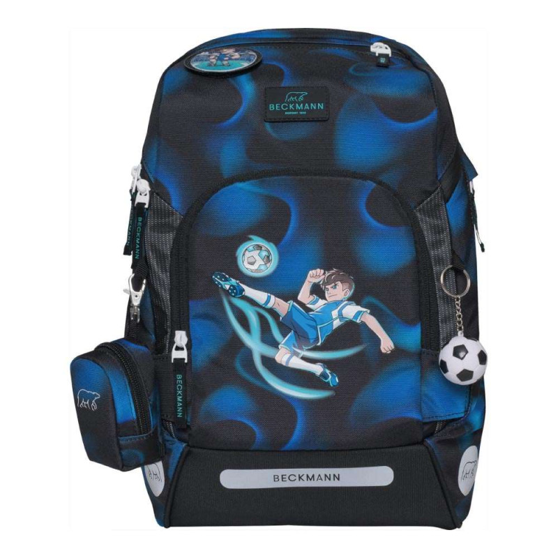 BECKMANN Schulranzen ACTIVE AIR FLX 6 tlg - Magic League Front