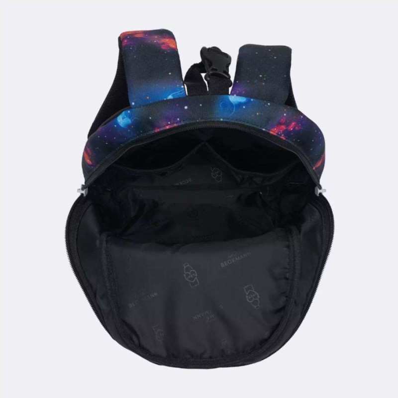BECKMANN Schulranzen ACTIVE AIR FLX 6 tlg - Ninja Brottasche geöffnet leer