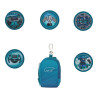 BECKMANN Schulranzen ACTIVE AIR FLX 6 tlg - Racing Buttons