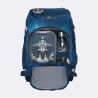 BECKMANN Schulranzen ACTIVE AIR FLX 6 tlg - Space Mission Front geöffnet