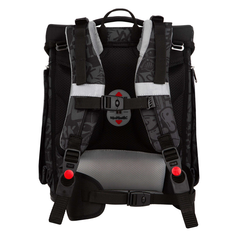 MC NEILL Schulranzen PERFECTO DISNEY Set 5 tlg - Darth Vader Rückansicht