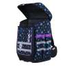 MC NEILL Schulranzen-Set ERGO COMPACTO 5 tlg - Star Night seitlich offen