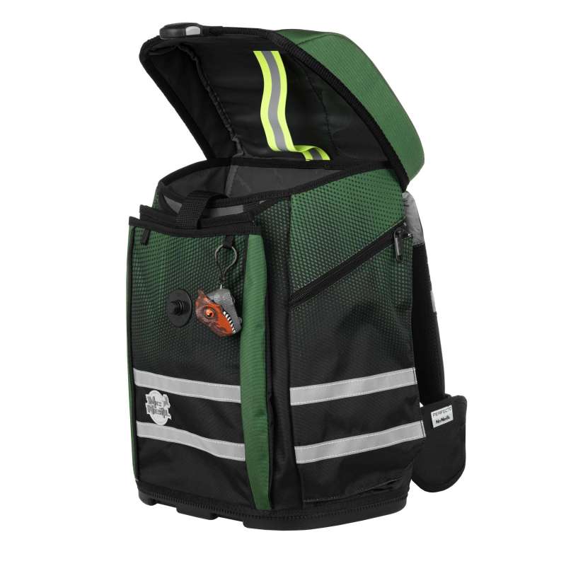 MC NEILL Schulranzen-Set PERFECTO 5 tlg - Gradient Grass seitlich offen