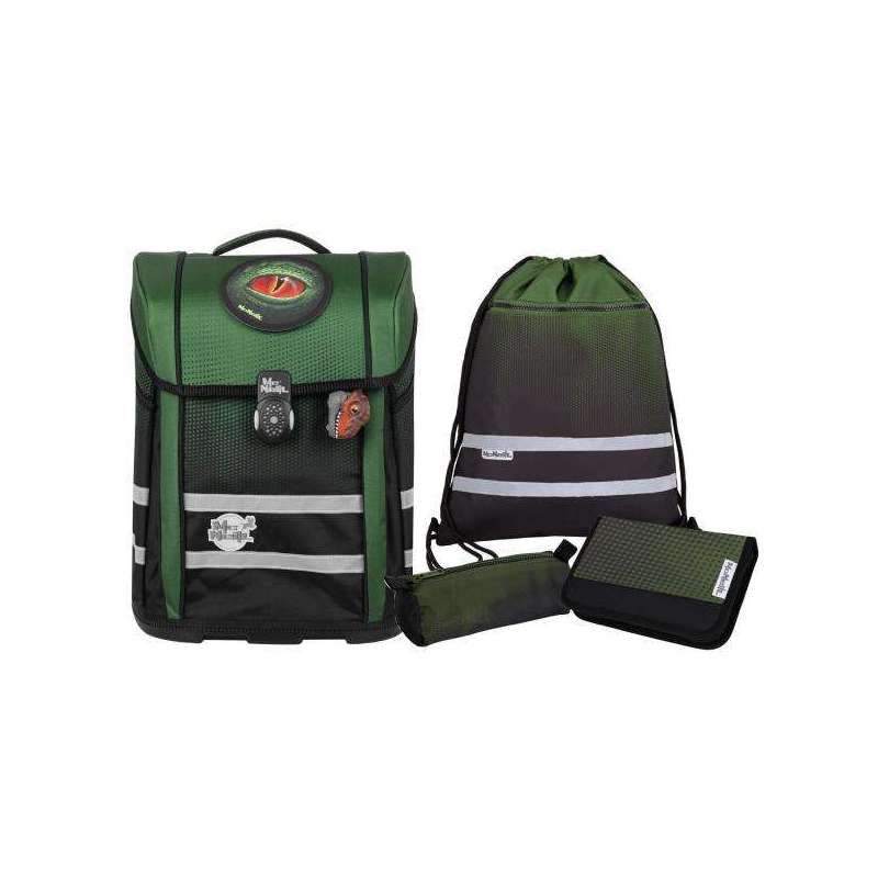 MC NEILL Schulranzen-Set PERFECTO 5 tlg - Gradient Grass