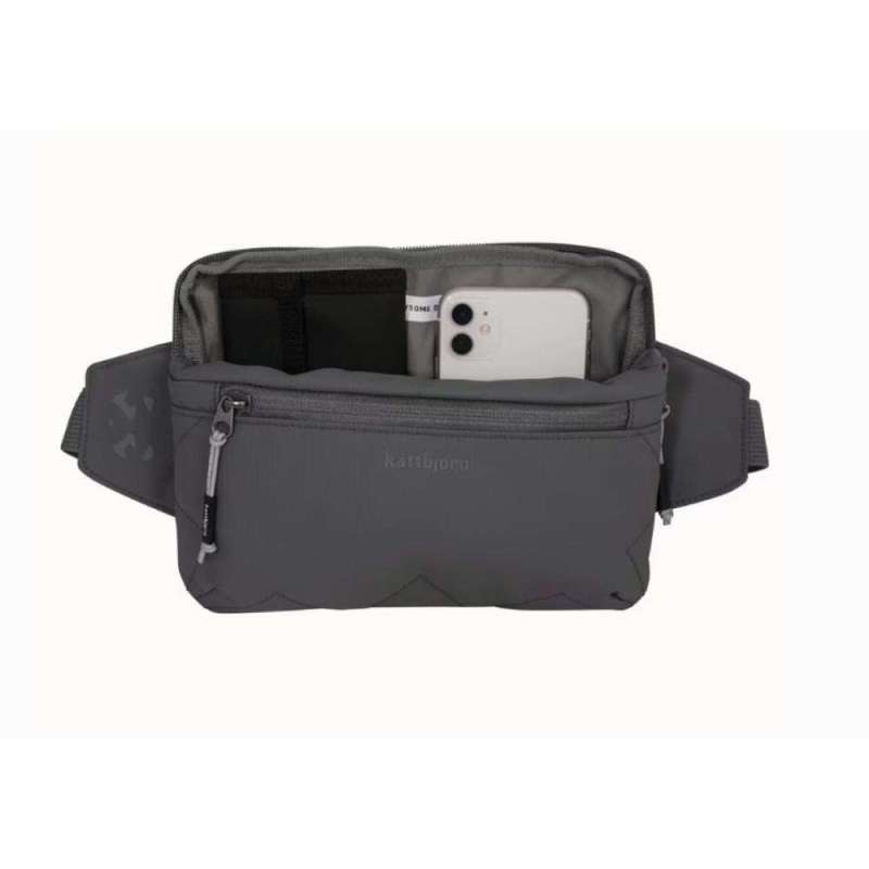 KATTBJÖRN Hipbag - Dark Grey  Front offen