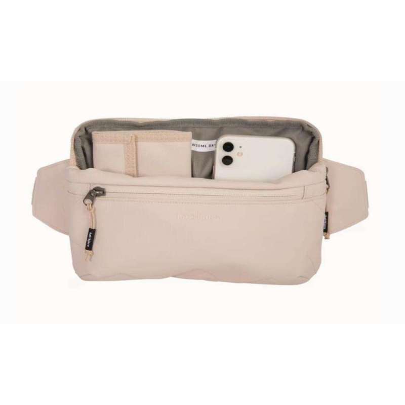 KATTBJÖRN Hipbag - Sandy Beige Front offen