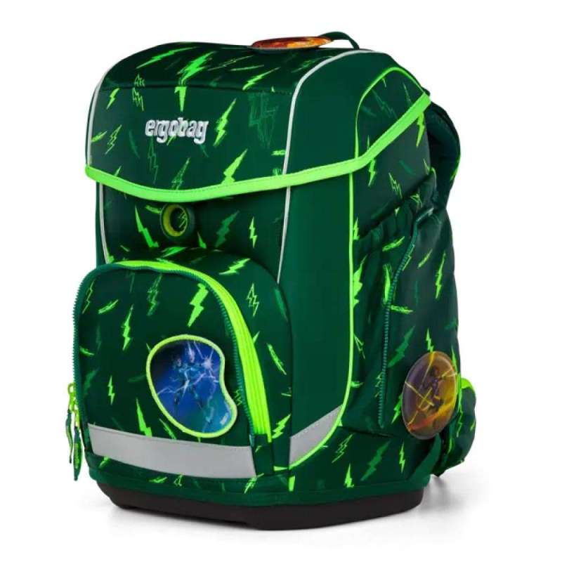 ERGOBAG Schulranzen Set 5 tlg CUBO - Bärtastisch seitlich Front