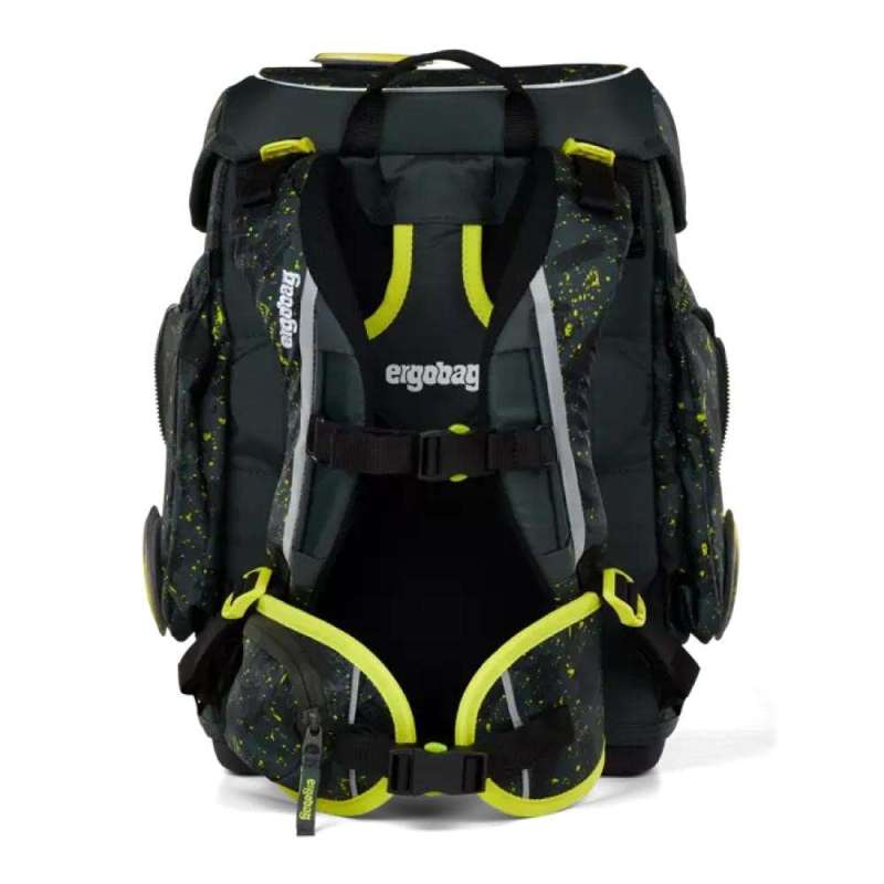 ERGOBAG Schulranzen Set 5 tlg CUBO - MähdreschBär Rückansicht