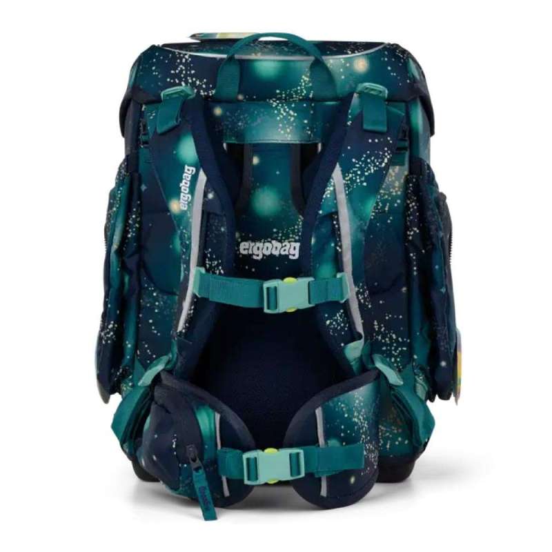 ERGOBAG Schulranzen Set 5 tlg CUBO - RaumfahrBär Rückansicht