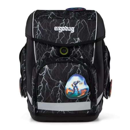 ERGOBAG Schulranzen Set 5 tlg CUBO - Super ReflektBär Front